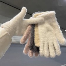 Gants En Peluche Imitation