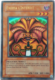 Exodia l interdit - yu-gi-oh!, l'interdit