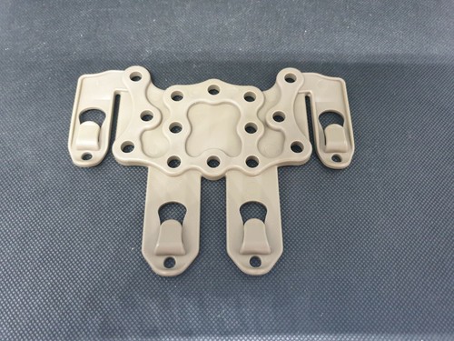 Airsoft plaque tactique tan - airsoft plaque,