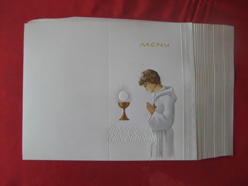 607 lot de 27 menus - ,