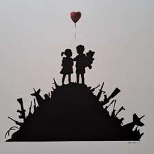 Tirage d'art Banksy - enfants