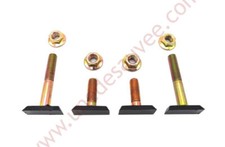 VIS COURTE ET LONGUE + ECROUS FIXATION PARE – CHOCS ARRIERE PEUGEOT 205 GTI CTI 