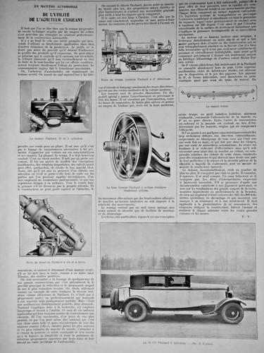 Article presse 1929 panhard - presse,