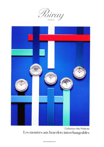 Poiray watch magazine promo - watch, ad