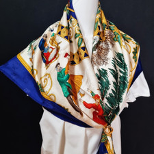 RARE VINTAGE HERMES Écharpe