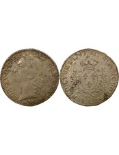 France Louis XV - Ecu Argent