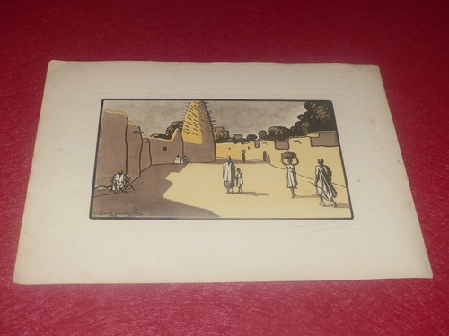 Afrique noire 1930 scene - afrique,