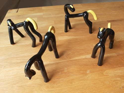 Lot chevaux céramique - 4, en