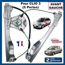 Mécanisme de Leve Vitre Avant Gauche pour Renault Clio 3 1.5 dCi 1.6L 5 Portes