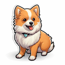 Autocollant allemand Spitz