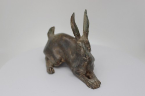 Statue sculpture lapin lievre - statue,