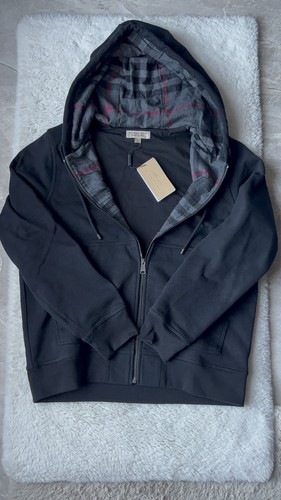 Hoodie zippé burberry - zippé, noir