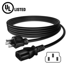 UL 6ft AC Power Cord For