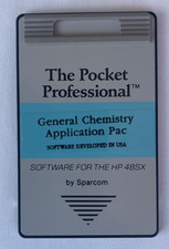 Sparcom Pocket Profesional Chemistry Reference Card  HP 48SX/48GX calculator 17