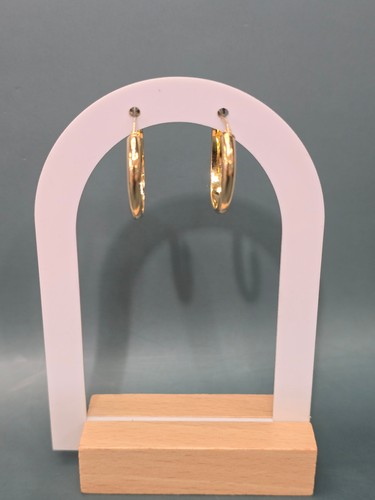 Boucles oreilles créoles or - d,