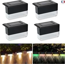 EBUYFIRE Lumière Solaire LED Extérieur avec 3 LED, Lampe Solaire Jardin IP65, 2 