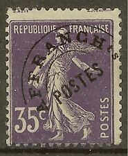 FRANCE STAMP TIMBRE PREOBLITERE 62 " SEMEUSE FOND PLEIN 35c VIOLET " NEUF xx TB