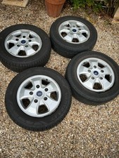 4 jantes alliage 16 pouces pour Ford Transit Custom complètes avec pneus (215/65