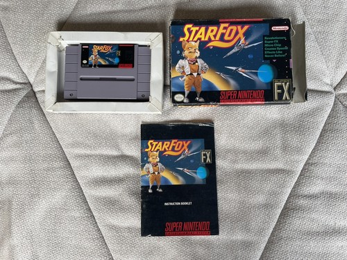 Starfox snes super nintendo - starfox,