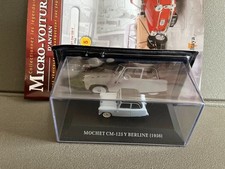 Voiture Miniature Mochet CM-125Y Berline 1956 Micro-Voitures D'Antan Altaya 1/43