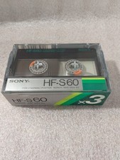Lot de 2 Cassettes Audio Vierges Sony HF-S60 neuves