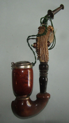 Ancienne pipe chasseur - de,