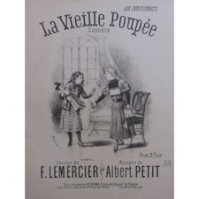 PETIT Albert La Vieille Poupée Chant Piano ca1880