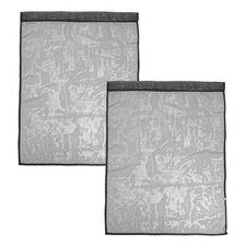  2 Pcs Voilage Fenetre Rideau Fenêtre Courte Rideaux Filtrage Lumineux