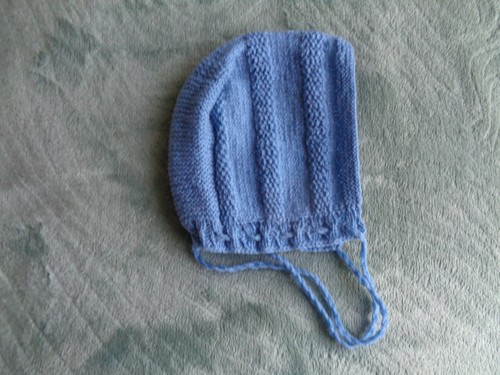 Bonnet bébé tricoté main - tricoté,