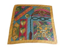 Rare Foulard Hermés  Huaca-piru II, Scarf Huaca-piru II Multicolore Silk Scarf