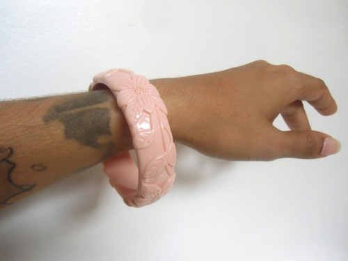Bracelet bangle épais résine