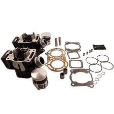 Cylinder Piston Gasket Top End Rebuild Kit for Yamaha Banshee 350 YFZ350 1988