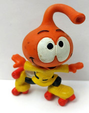 Jouet figurine vintage patin à roulett snorky snorkies snorkels PVC non articulé