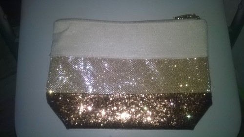 Pochette clarins pailletée - pochette,
