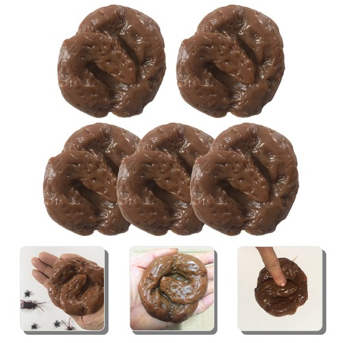 5pcs faux caca créatif