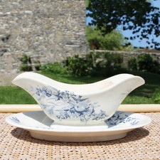 Saucière en faïence de Creil