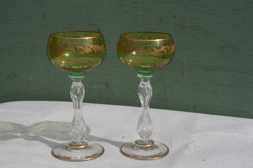Verres anciens cristal - 2,