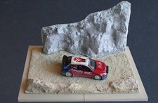 DIORAMA 1/43 EME SPECIALE DE RALLYE A PEINDRE MINIATURE POUR SOLIDO VEREM  NOREV