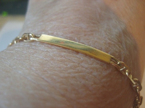 Bracelet gourmette bébé ou - bracelet,
