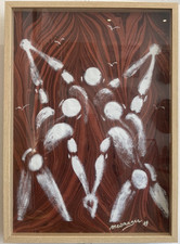 Jérôme Mesnager (1961), Grande Sérigraphie Encadrée. 69 x 48,5 cm à Vue