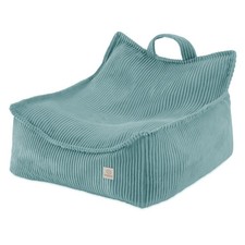 Fauteuil Pouf pour Bébé Enfants Chambre d'Enfant Velours Côtelé Bleu...