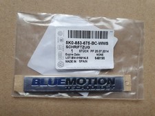 Logo Badge Emblème ORIGINAL OEM VOLKSWAGEN BLUEMOTION VW 5K0853675BC