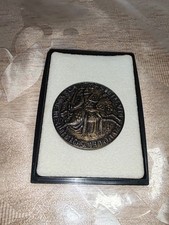 MAX LE VERRIER Médaille EN BRONZE Sceau cavalier en Bel État 