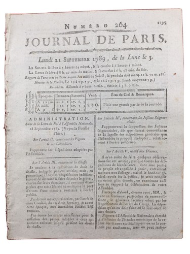Droit chasse 1789 chasseur - de,
