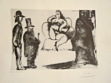 Picasso La celestine d'apres Pablo Picasso estampe Spadem 1989
