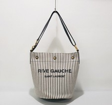 Saint Laurent sac seau en lin