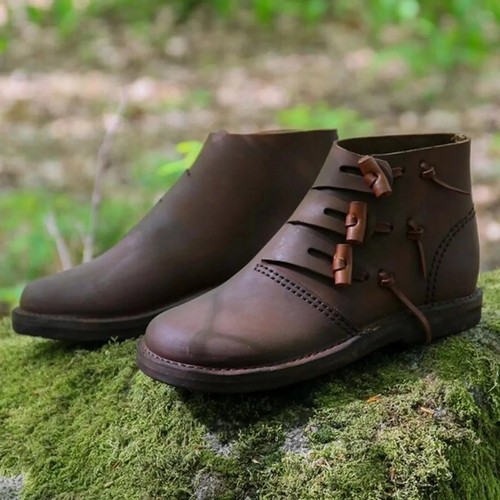 Bottes médiévales cuir - bottes, en