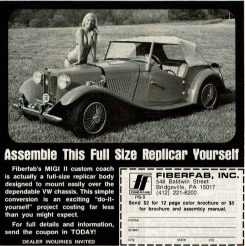 1977 vintage print fiberfab - 1977,
