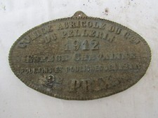 plaque concours agricole