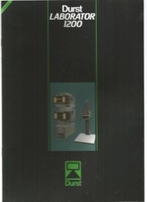 CATALOGUE DURST - DURST LABORATOR 1200